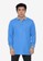 Andre Michel blue Andre Michel Kaos Polo Shirt Lengan Panjang Kerah Abu Biru BCA 933-52 145D2AAD48E85EGS_1