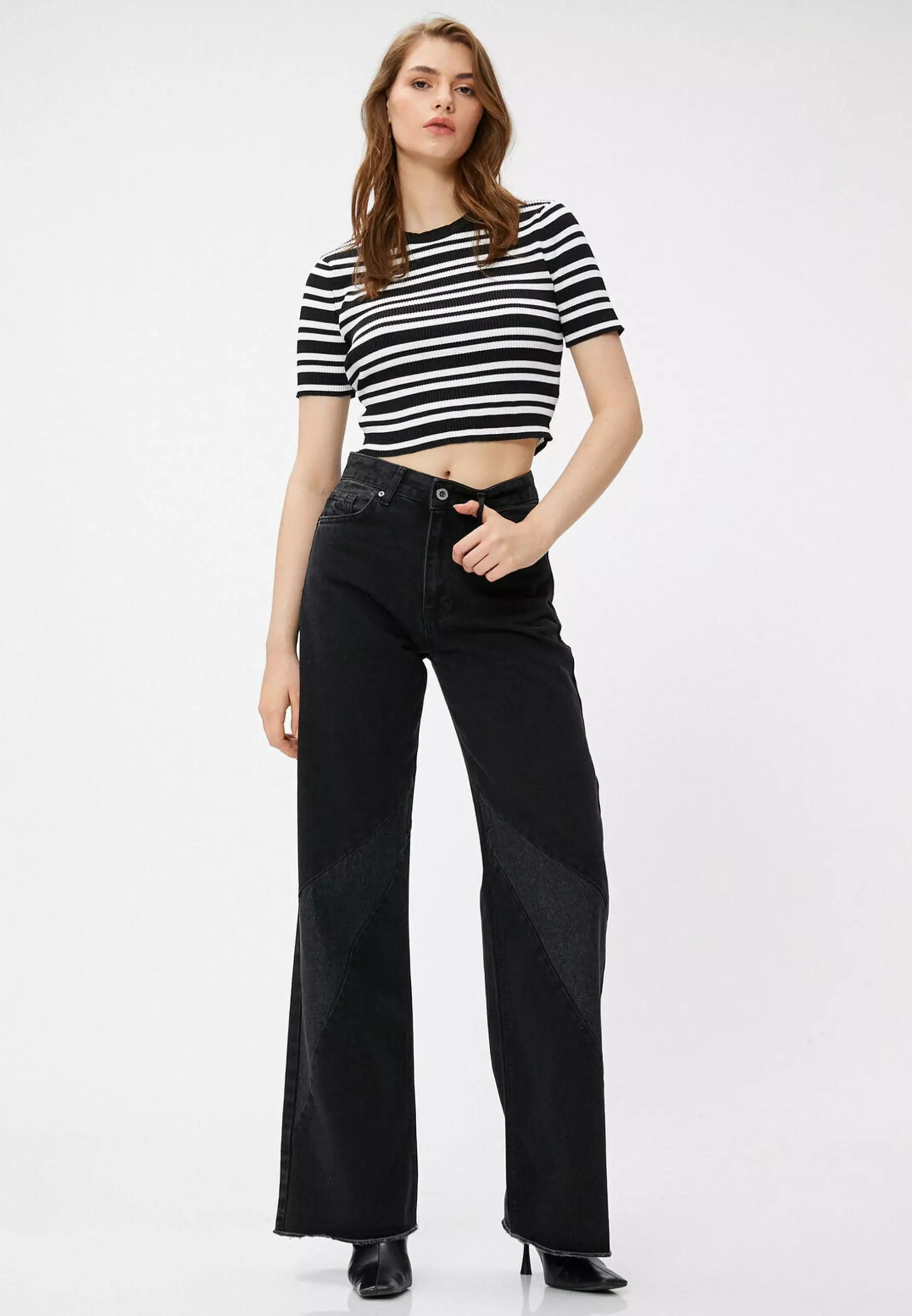 Bianca High Waist Wide Leg Denim Jeans