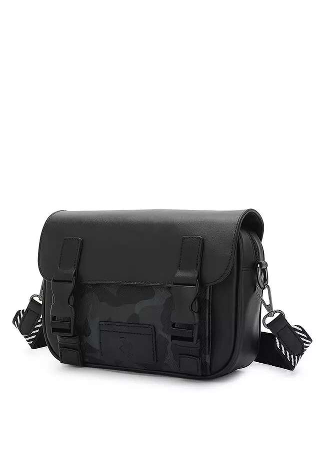 Black camo sling bag online