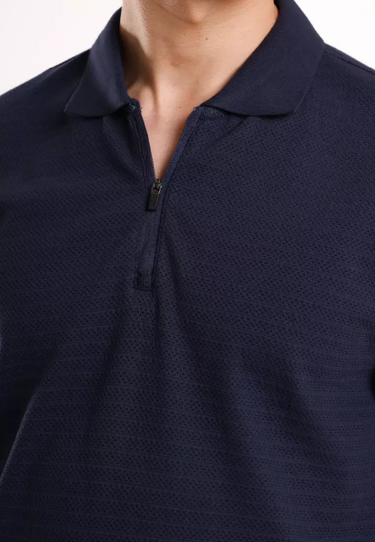 Used 1968 - Rush Kaos Kerah Polo Knit Pria Lengan Pendek