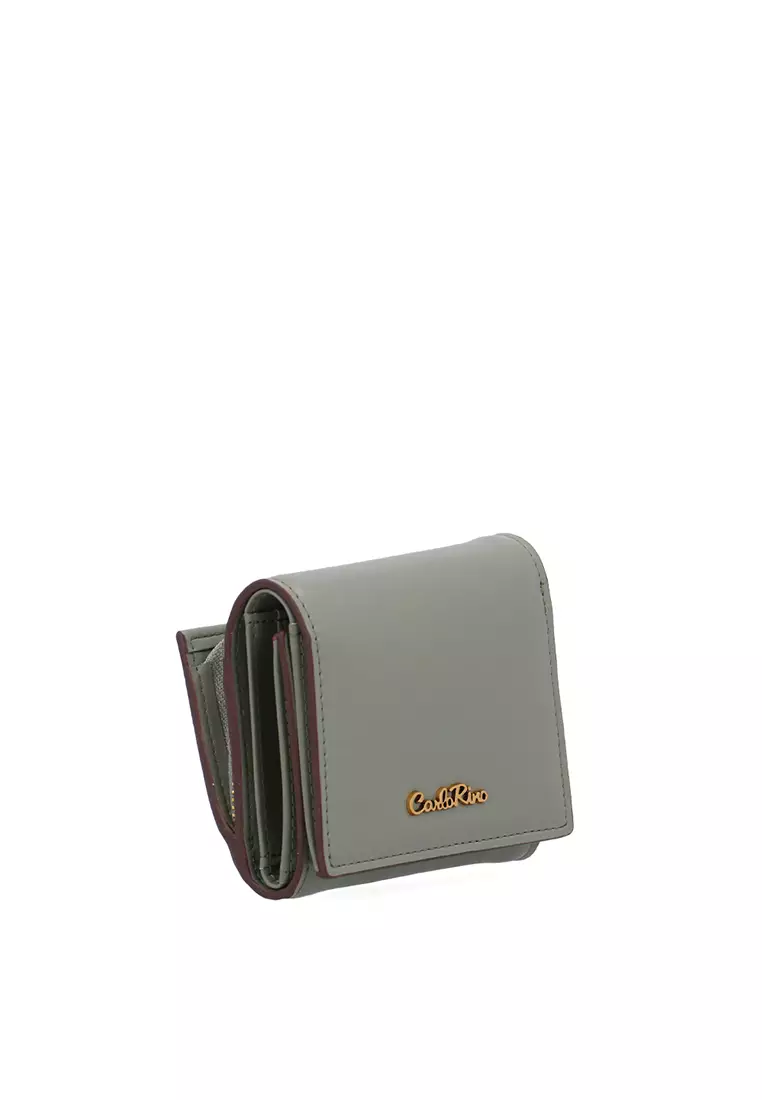 Buy Carlo Rino CR Mini Essential 3-Fold Wallet - Medium Green Online ...
