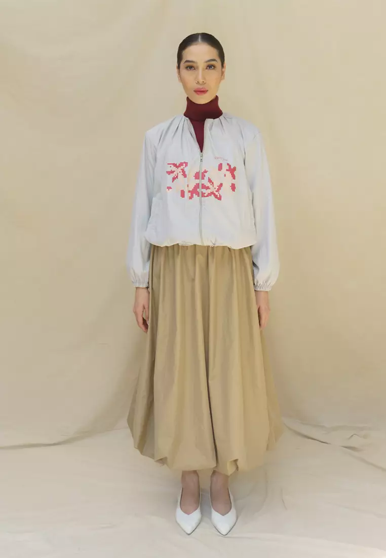 Jenna and Kaia - Rivenna Jacket Grey - Jaket Wanita