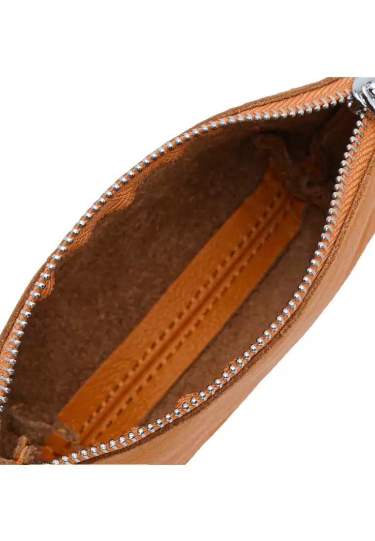 Leather Coin Pouch Zipper Wallet JK 40156