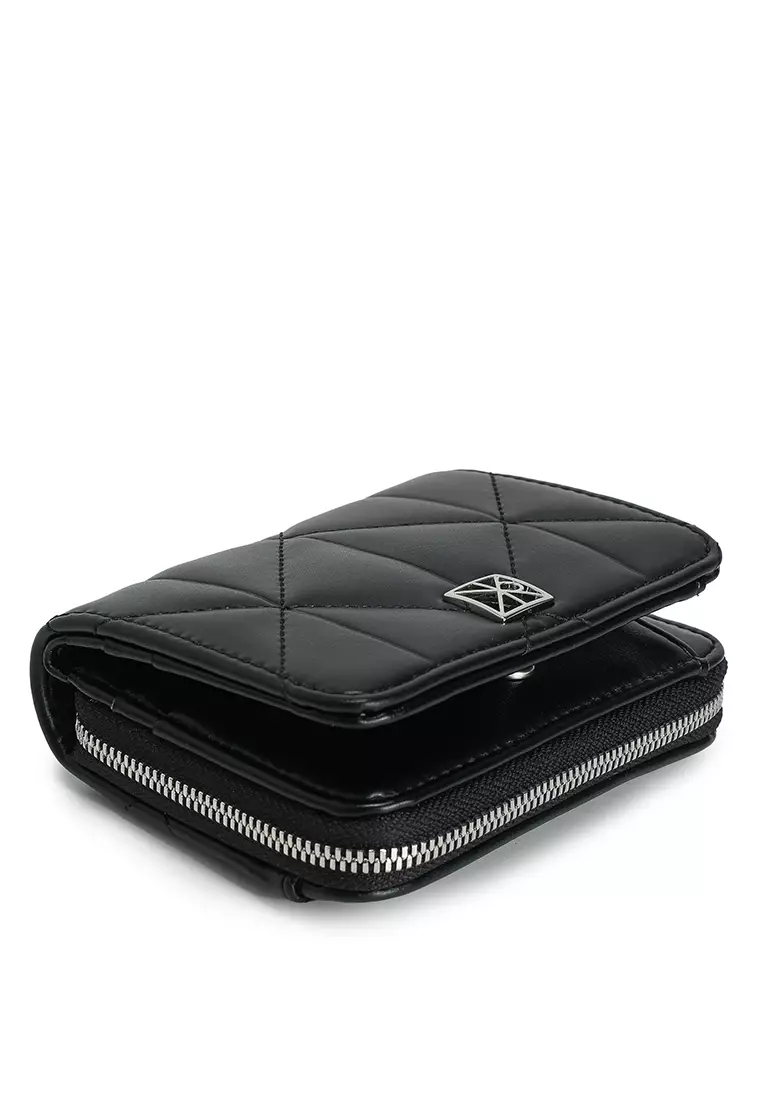 Quilted Flap Wallet- Calvin Klein Accessories