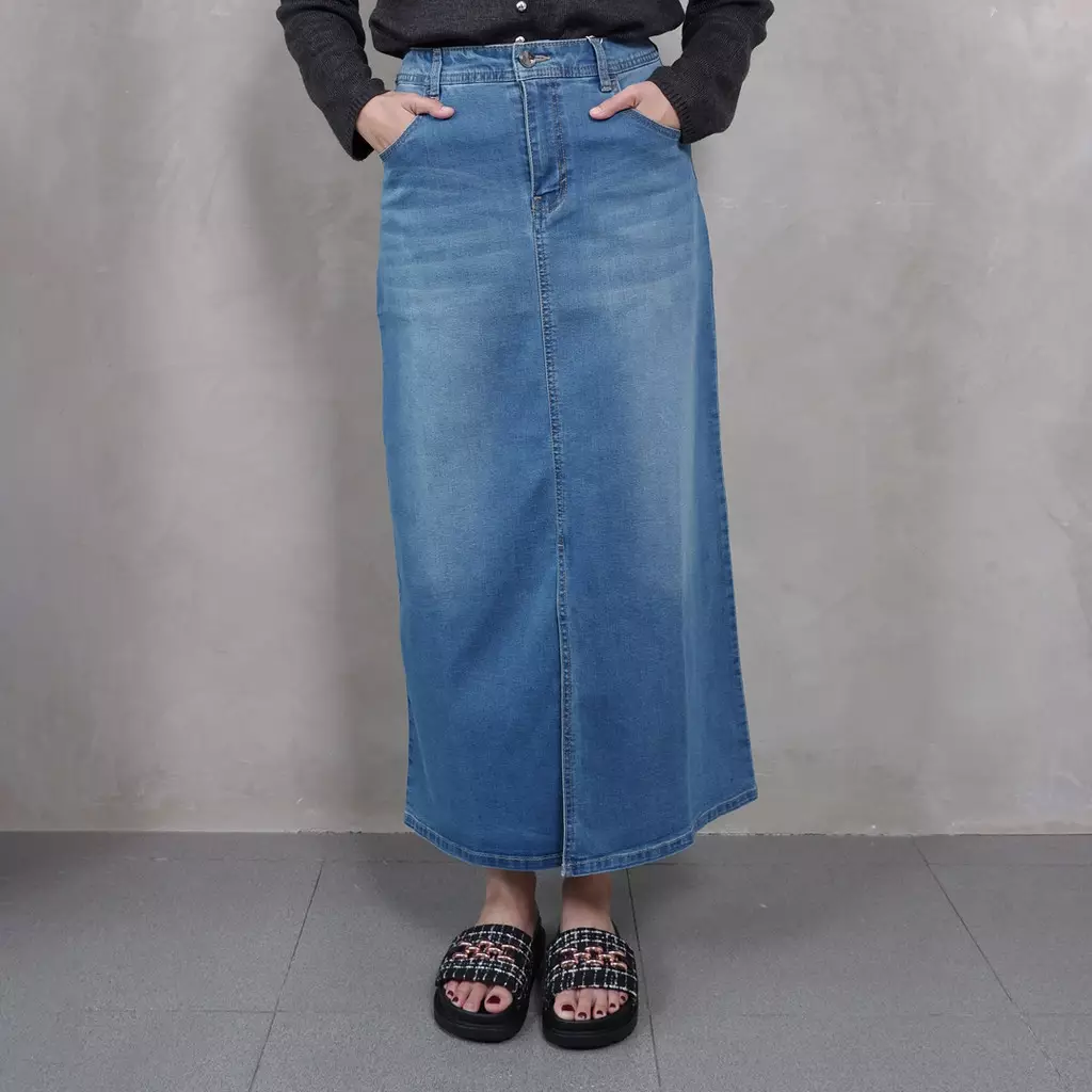 Triset Casuak Skirt Denim - TN301141033