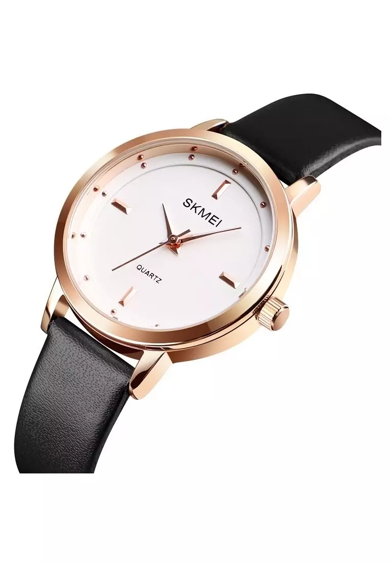 Jam Tangan Kasual Analog Dress Wanita Waterproof Strap Tali Material PU Leather HW23 ORIGINAL