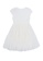 FOX Kids & Baby white Short Sleeve Tiered Jersey Dress F13A4KA0C1547AGS_2