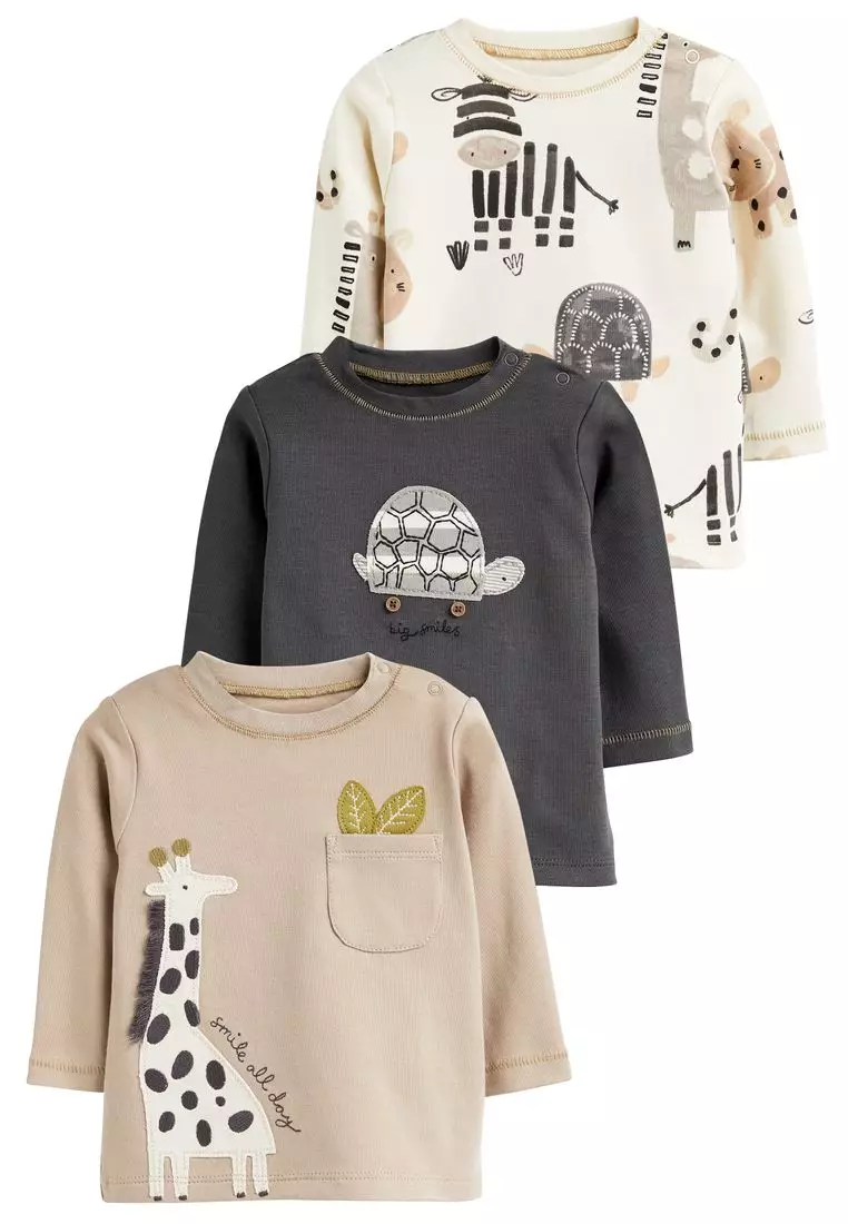 Buy NEXT Baby 3 Pack Zebra Top 2024 Online ZALORA Singapore