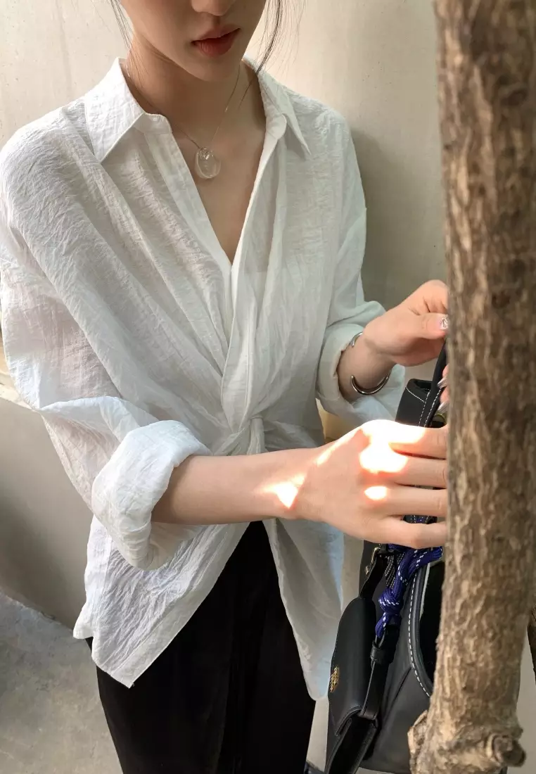 Twist Front Blouse