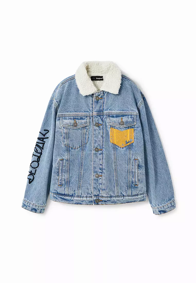 Pull and bear online boyfriend denim jacket
