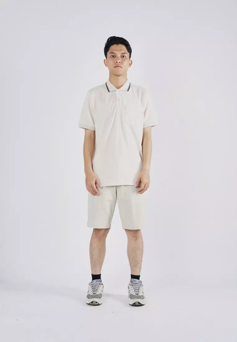 Greenlight Essential Men's Collar T-Shirt Short Sleeve Regular Fit Chelem C010925