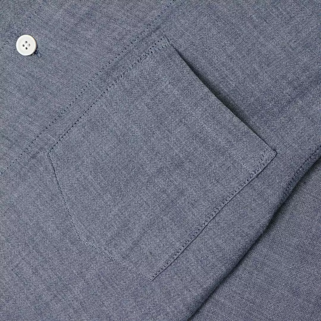 Solid Cotton Pyjamas Set Indigo