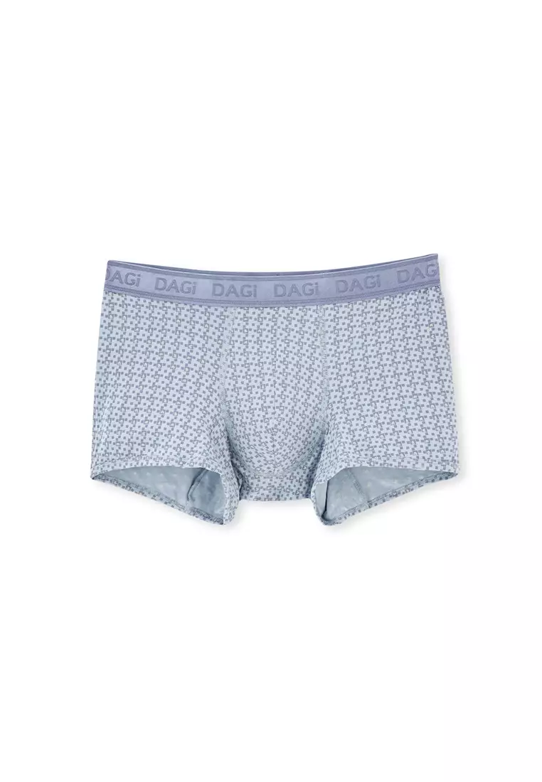 Buy DAGİ 3-Pack Gray Basic Boxer, Heart Print, Regular Fit, Underwear ...