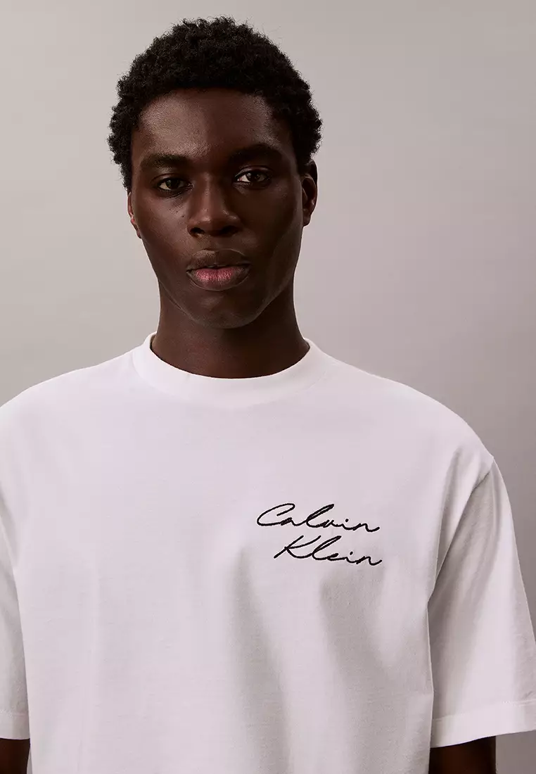 Relaxed Script Logo T-Shirt - Calvin Klein Jeans