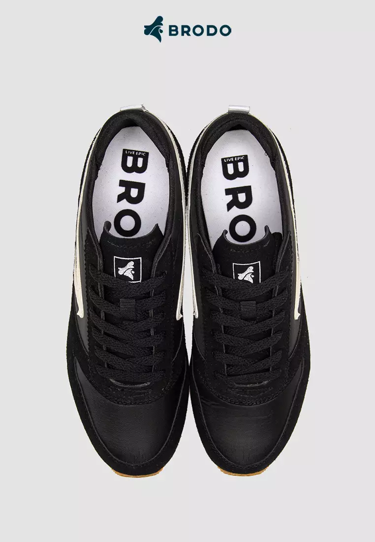 BRODO - Sneakers Tizano Black Nylon OWS