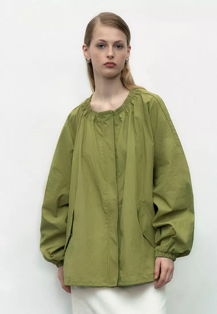 Buy Urban Revivo Drop Shoulder Sleeve Crew Neck Jacket 2025 Online