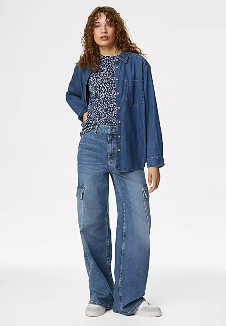 Cotton Modal Blend Printed T-Shirt