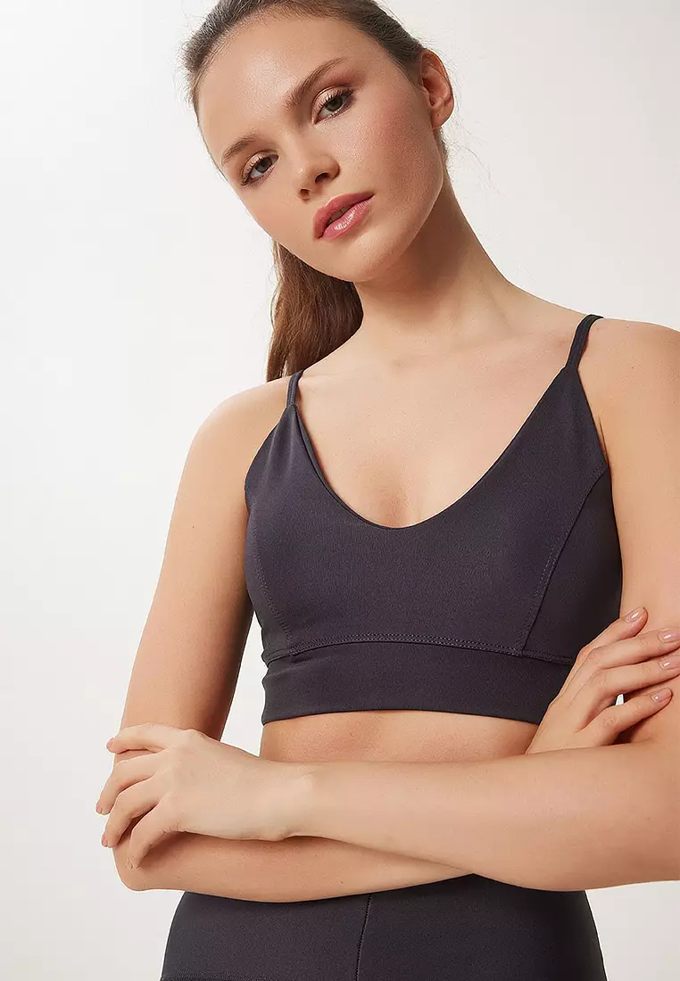Support Shaper Strappy Knitted Sports Bra