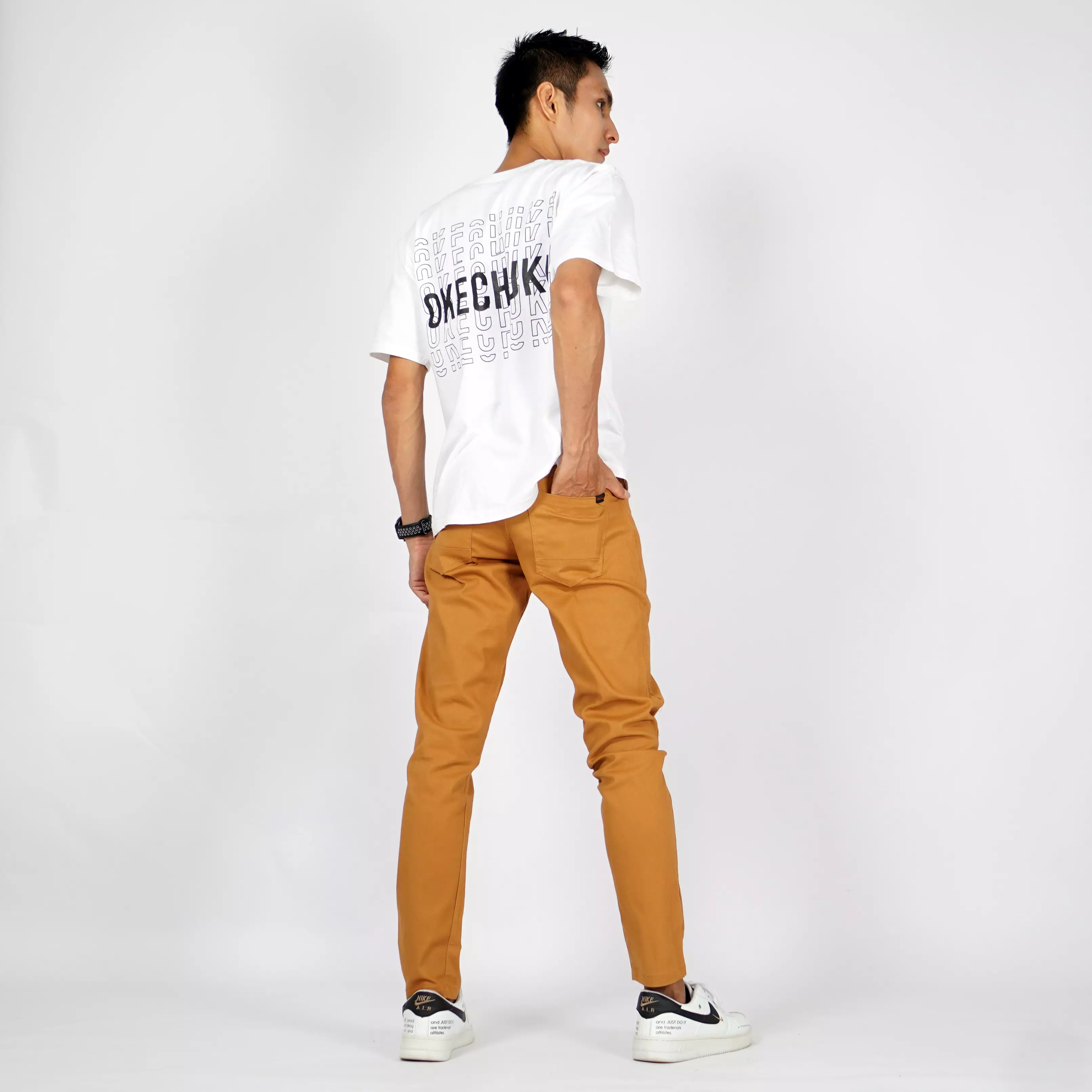  Jay Celana Chino Slimti Pria Celana Panjang Pria - MUSTARD