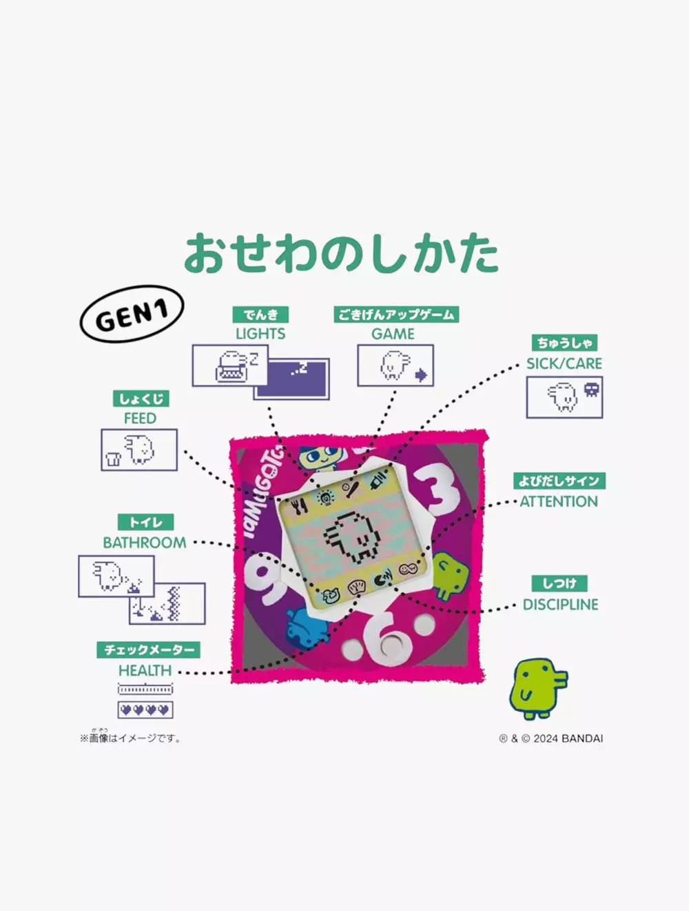 Tamagotchi Ginjirotchi Comic Book TGC2751735