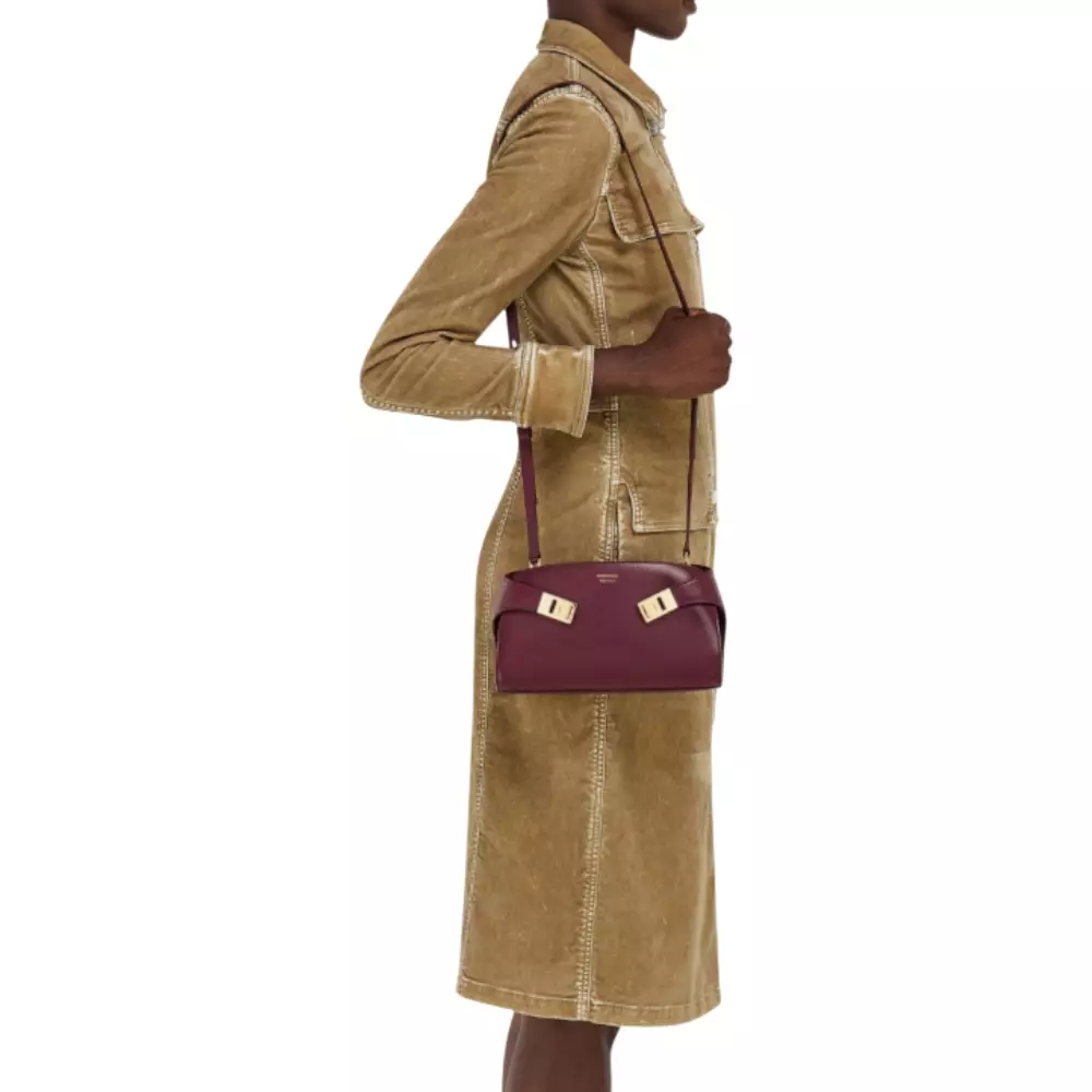 Hug Mini Crossbody Bag Plum