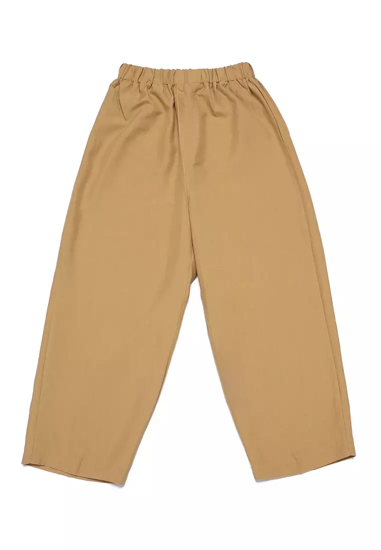 Baju Koko Anak Laki Bordir Grafik Navy Setelan - NOBLE