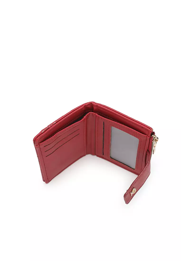 Women's Short Wallet / Purse - Red