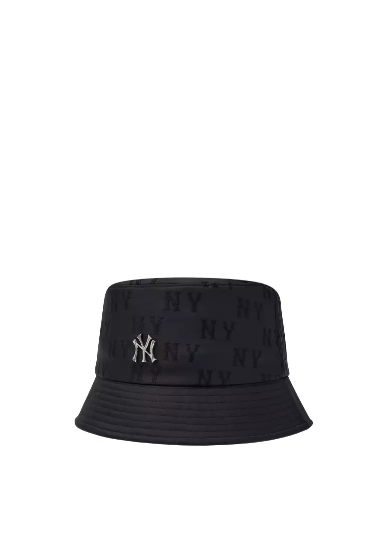 Classic Monogram Embo Jqd Bucket Hat - NY Black