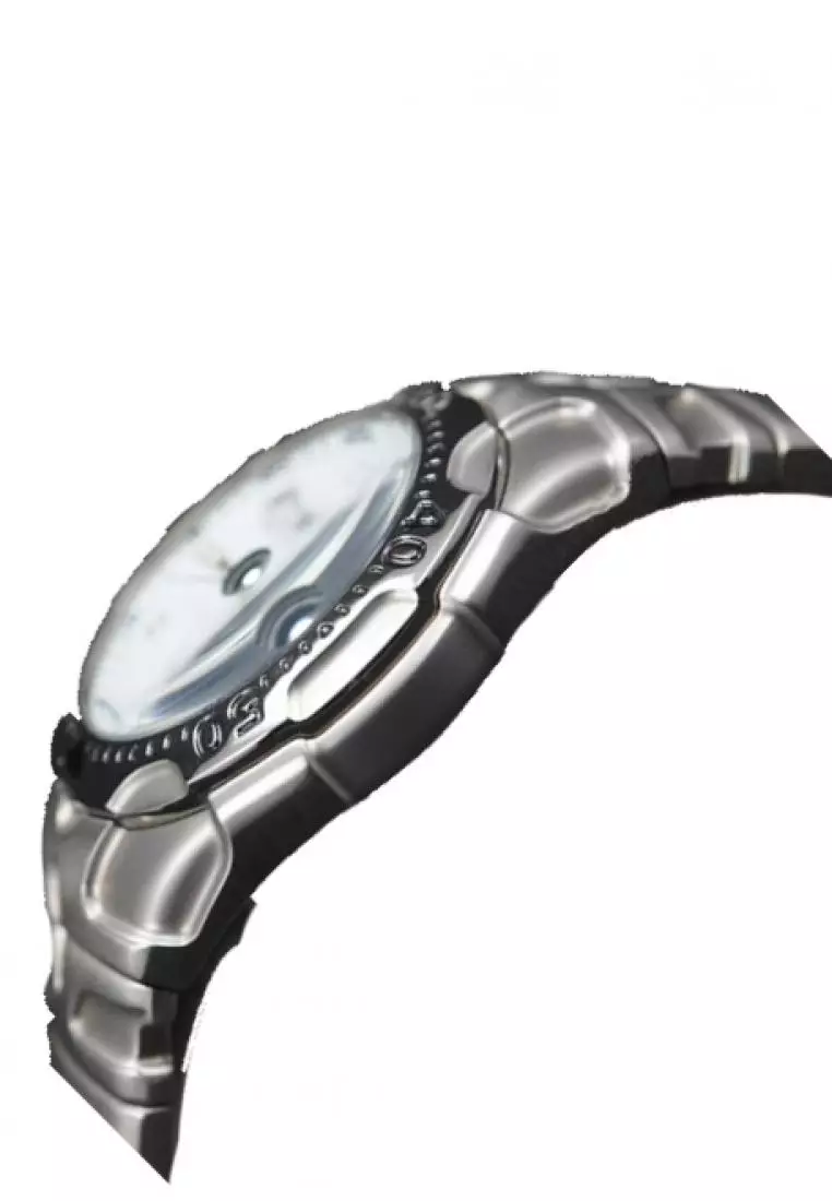 Jam Tangan Pria Seiko Kinetic Auto Relay Original Garansi Resmi Strap Stainless Steel Silver SMA033 SMA033P1 Silver