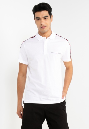Hilfiger Striped Shoulder Polo Shirt 2023 | ZALORA Singapore