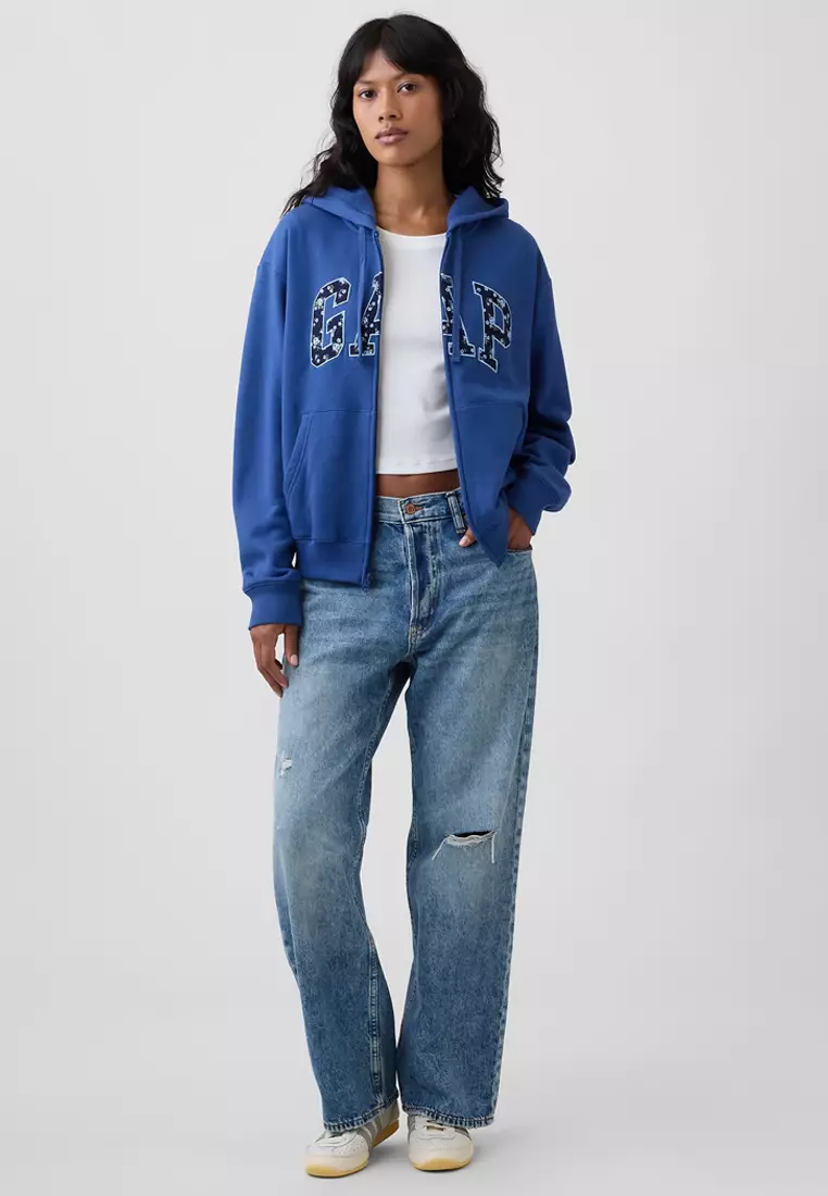 Logo Zip Hoodie