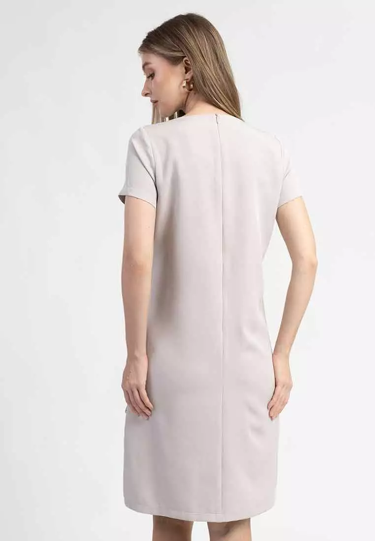 Rosalia 3D Floral Shift Dress