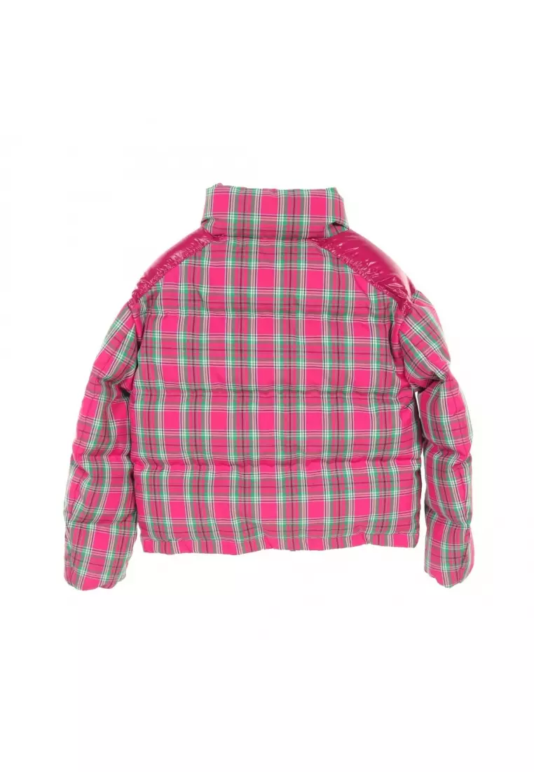 Buy Moncler Pre-Loved Moncler CHOU Down jacket check pink