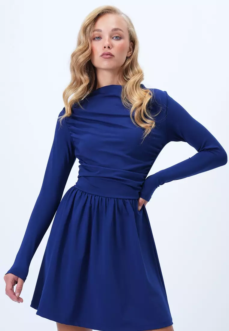 Ruched Mini Dress
