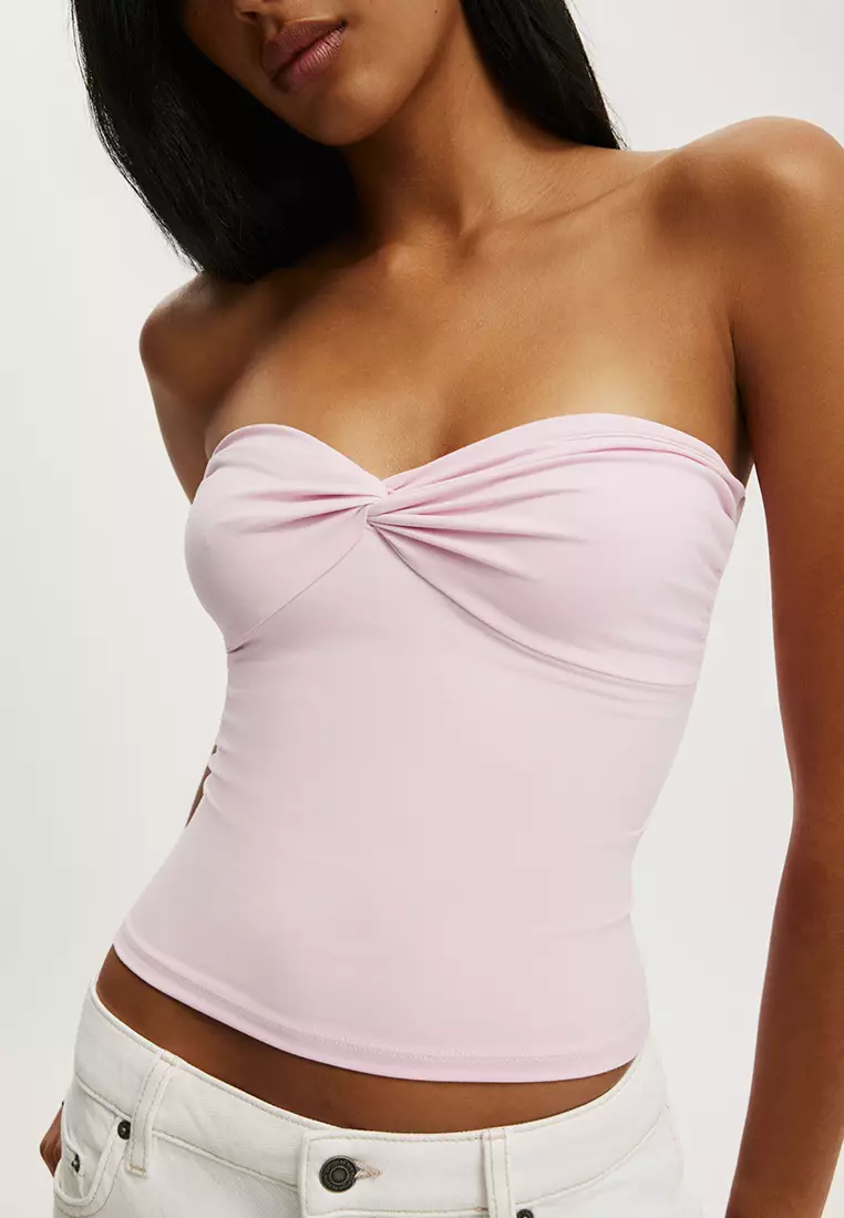 Hold Me Twist Bandeau Top
