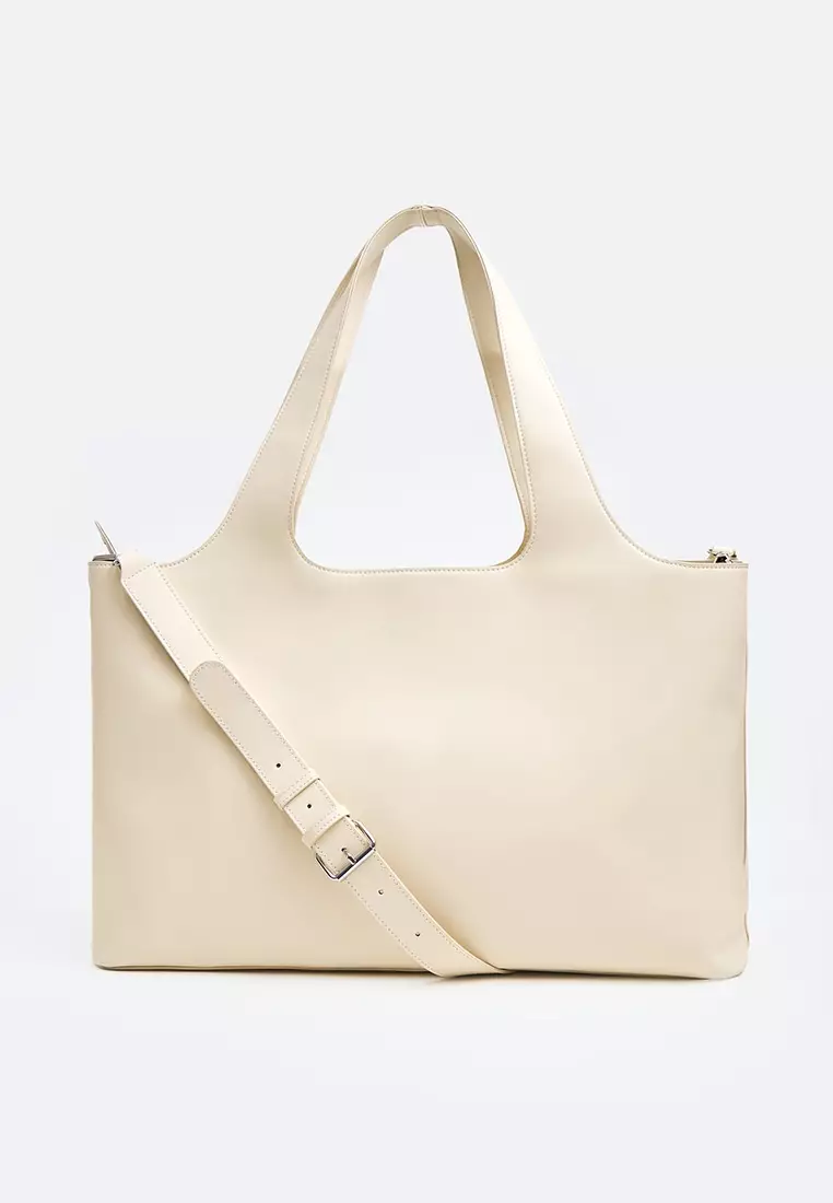 Pu  Customizable Work Bag with Zip Closure