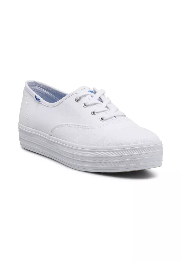 KEDS Women The Platform Canvas-WF67070
