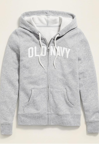 Shop Old Navy Logo Graphic Zip Hoodie For Women Online On Zalora Philippines