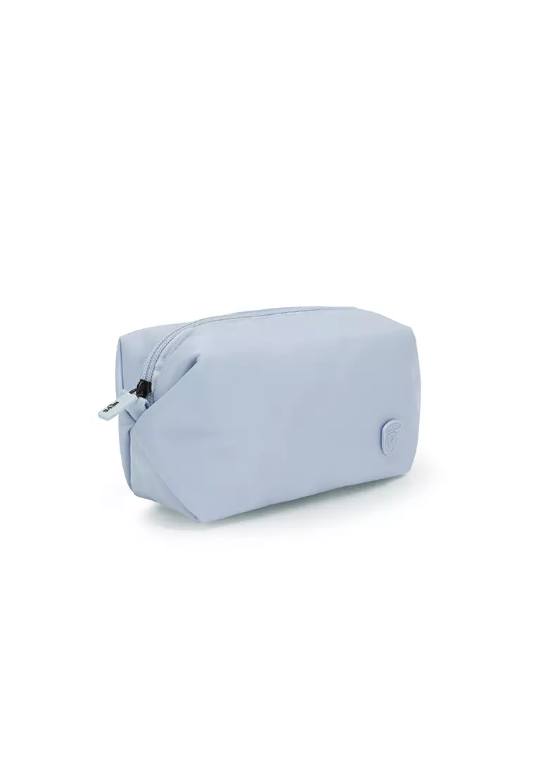 The Basic Makeup Bag Stone Blue