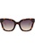 BCBGMAXAZRIA brown BCBG MaxAzria Chunky Basic Square Sunglasses with Quilted Exposed Wire Core B8802GL4D52B18GS_1