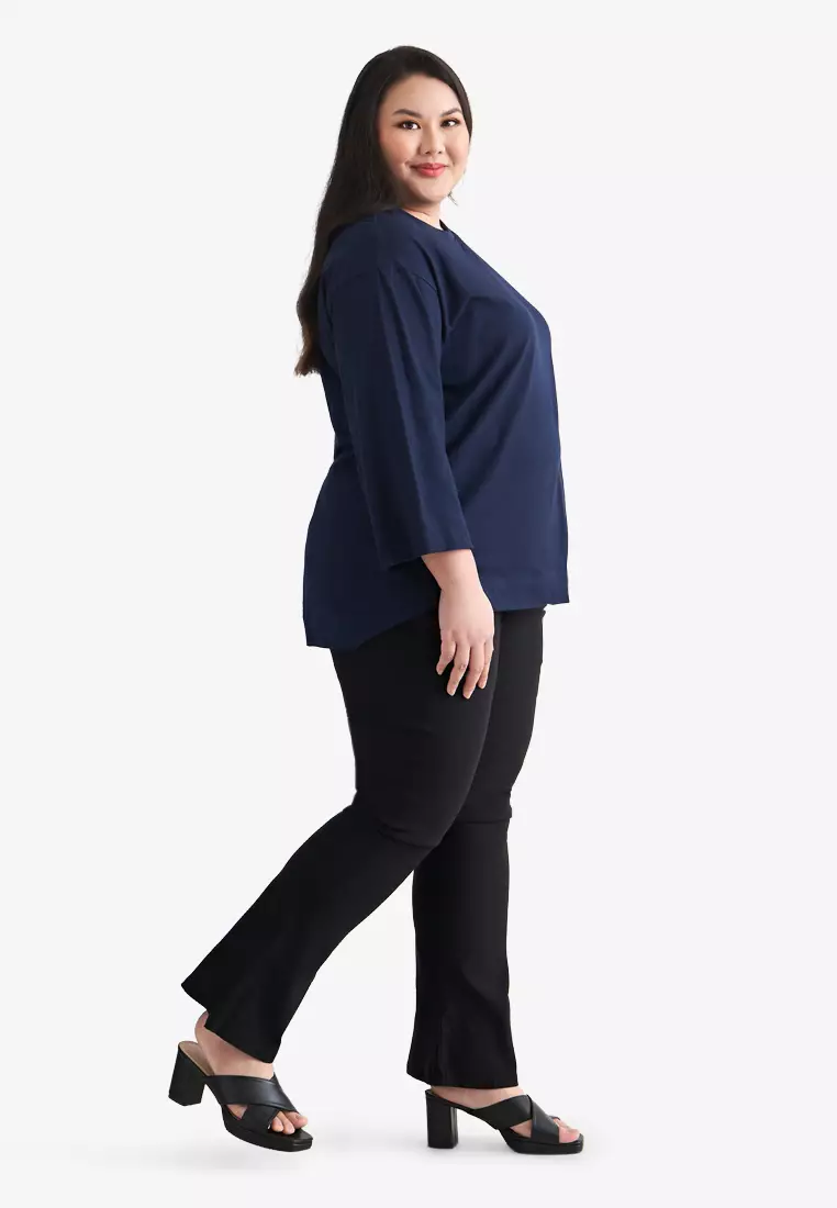 Buy Mis Claire Mis Claire Plus Size Peggy FLEXI Boot-Cut Pants - Black 2024  Online