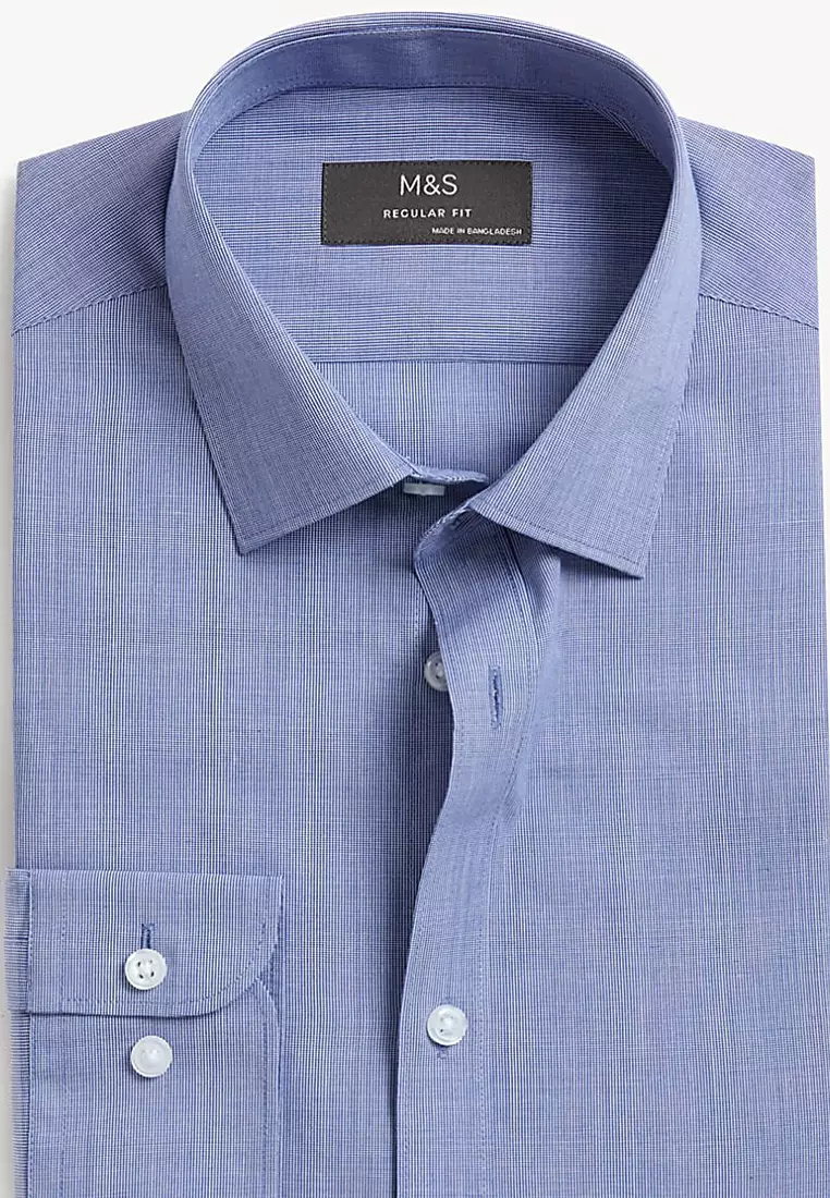 2pk Regular Fit Easy Iron Long Sleeve Shirts