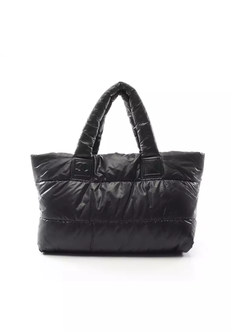 chanel leather tote bag small