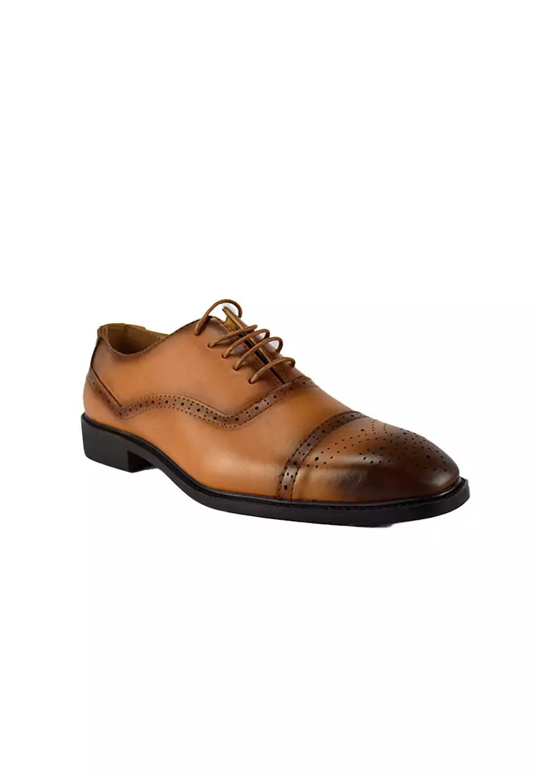 Discount on Mario D' boro Runway  shoes - SKU: Men's Formal With Lace Shoes MX 24707 Tan C50