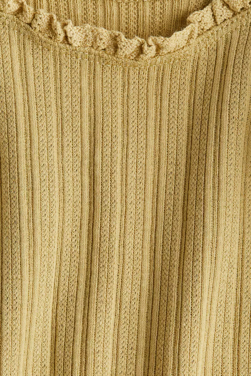 Lace-trimmed vest top