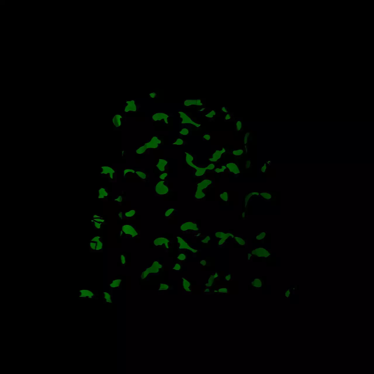 Sweater BAPE SHARK HOLOGRAM CITY CAMO GLOW IN THE DARK SWEATSHIRT 100% ORIGINAL