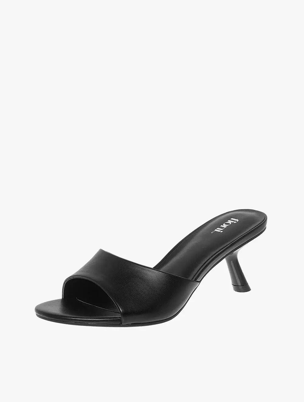 Payless Fioni Womens Larken One Band Slides - Black_04