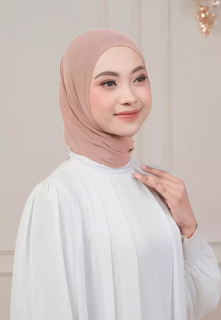 HIJAB INSTAN QIARA - HAZELNUT