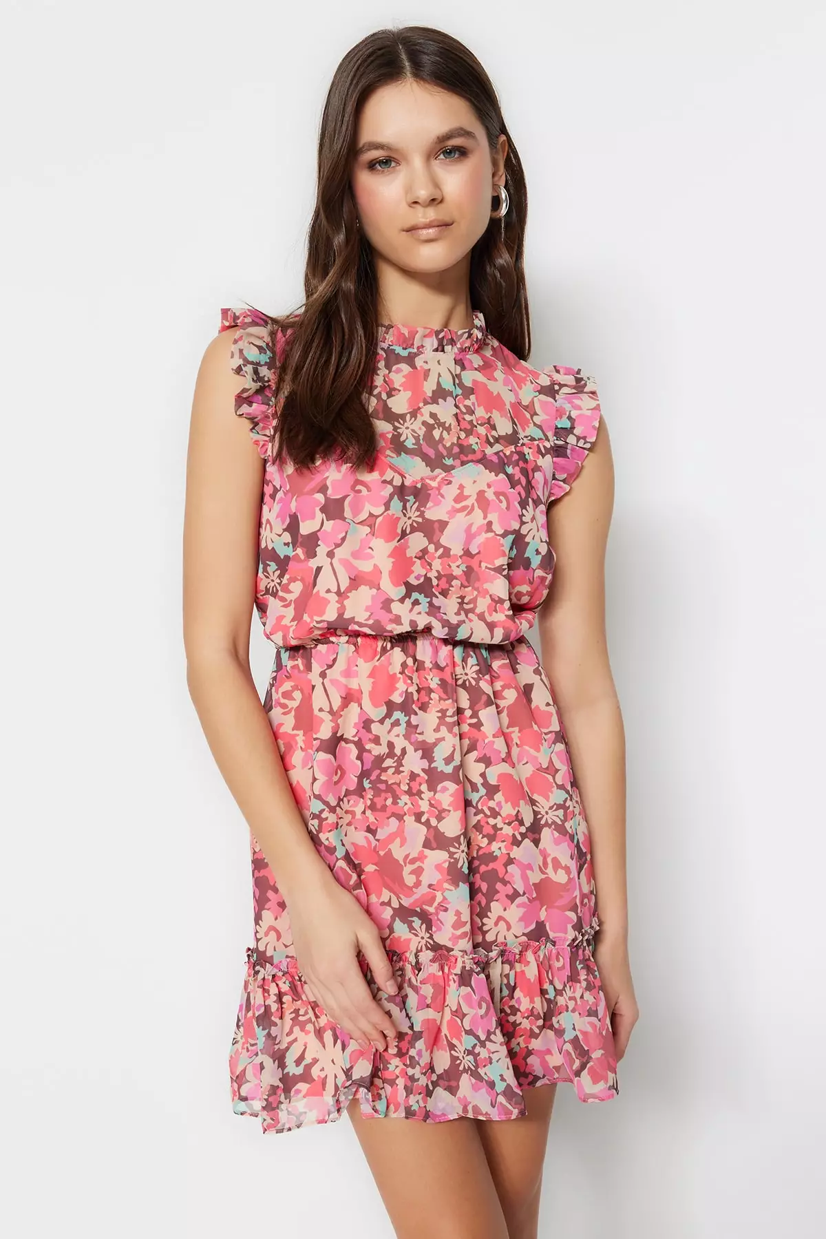 Floral Ruffle Dress