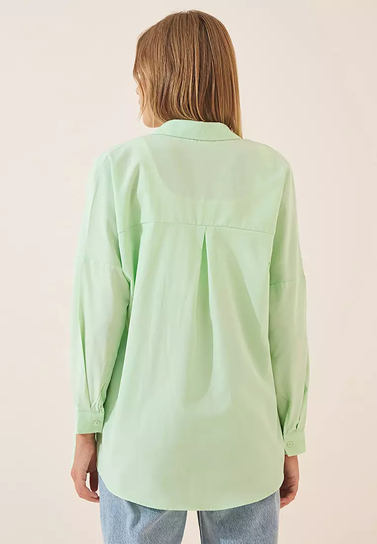 Oversize Long Basic Shirt